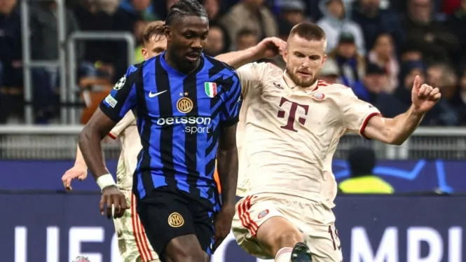 Inter Milan vs Bayern Munich met en évidence la vidéo au stade Giuseppe Meazza