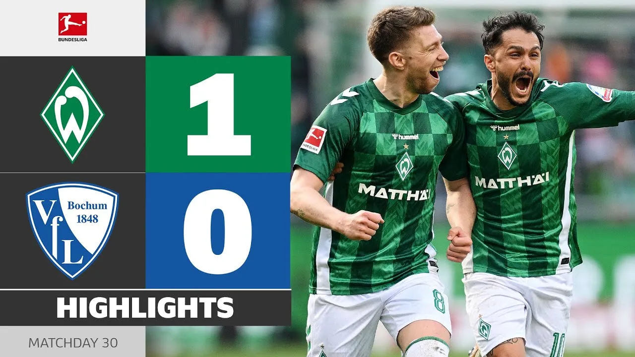 Werder Bremen – VFL Bochum | Faits saillants | Matchday 30 – Bundesliga 2024/25
