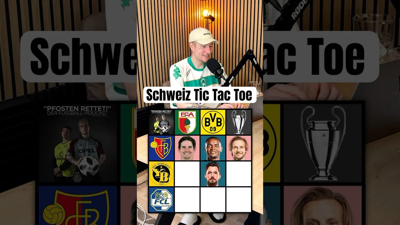 Schweiz 🇨🇭 Tic Tac Toe gegen  #fussball #schweiz #tictactoe #bundesliga #fcbasel #youngboys
