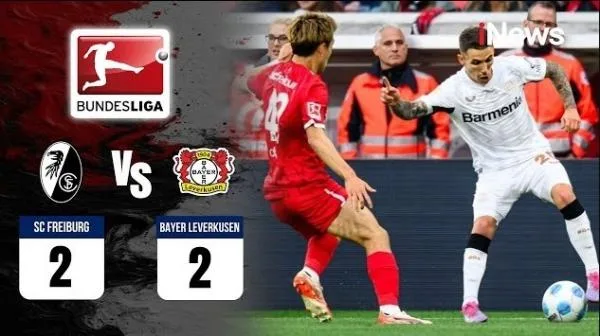 Points forts complets Freiburg vs Bayer Leverkusen sans vainqueurs, champion du Bayern Munich