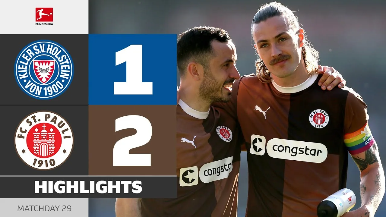 90 + 2! Le propre but le décide! | Holstein Kiel – St. Pauli | Faits saillants | Matchday 29 – Bundesliga 24/25