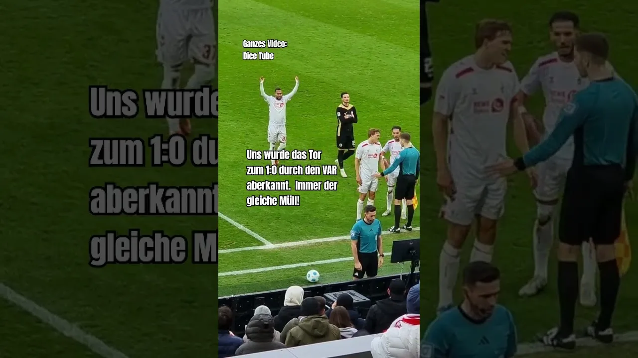 Le var rend notre sport cassé # 1fcköln #elversberg #var #bundesliga # 2bundesliga #dfb #fussball