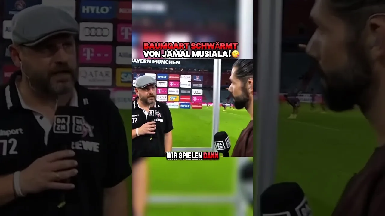 Steffen Baumgart feuert auf Musiala ab! #bundesliga #bayern #interview