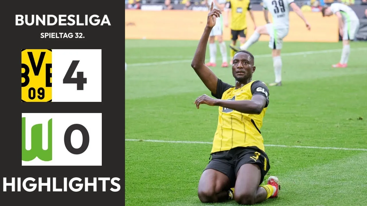 Borussia Dortmund – Vfl Wolfsburg | 4: 0 | Résumé | Bundesliga 2024-25