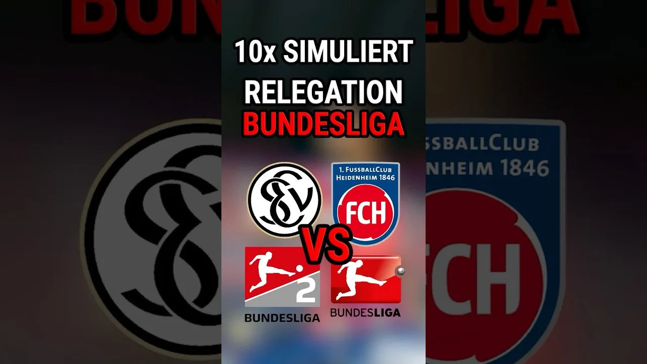 Relégation Heidenheim contre Elversberg – Bundesliga vs. Bundesliga 10X Simulate! 😱⚽