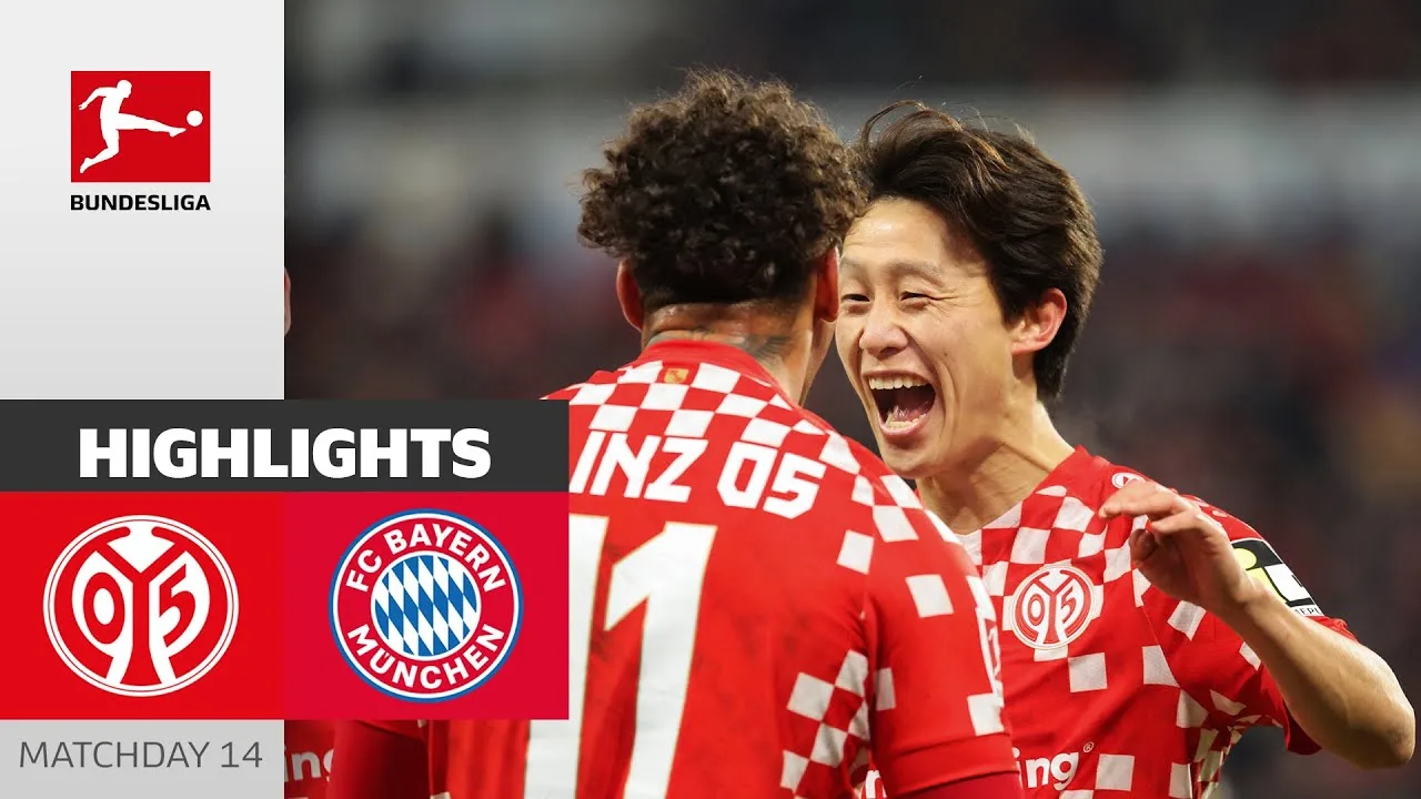 Sensationnel! Mayence a battu le Bayern ! | 1. FSV Mayence 05 – FC Bayern Munich 2-1 | Faits saillants | Bundesliga