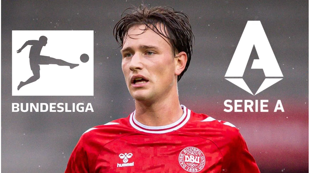 Starlette du Danemark William Böving recherché par Bundesliga et Serie A Clubs
