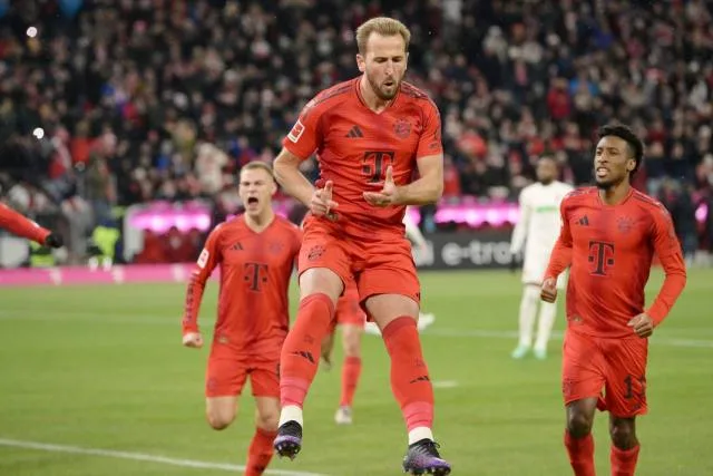 Avant de défier le PSG en Ligue des champions, le Bayern Munich assure grâce à un triplé de Kane contre Augsbourg