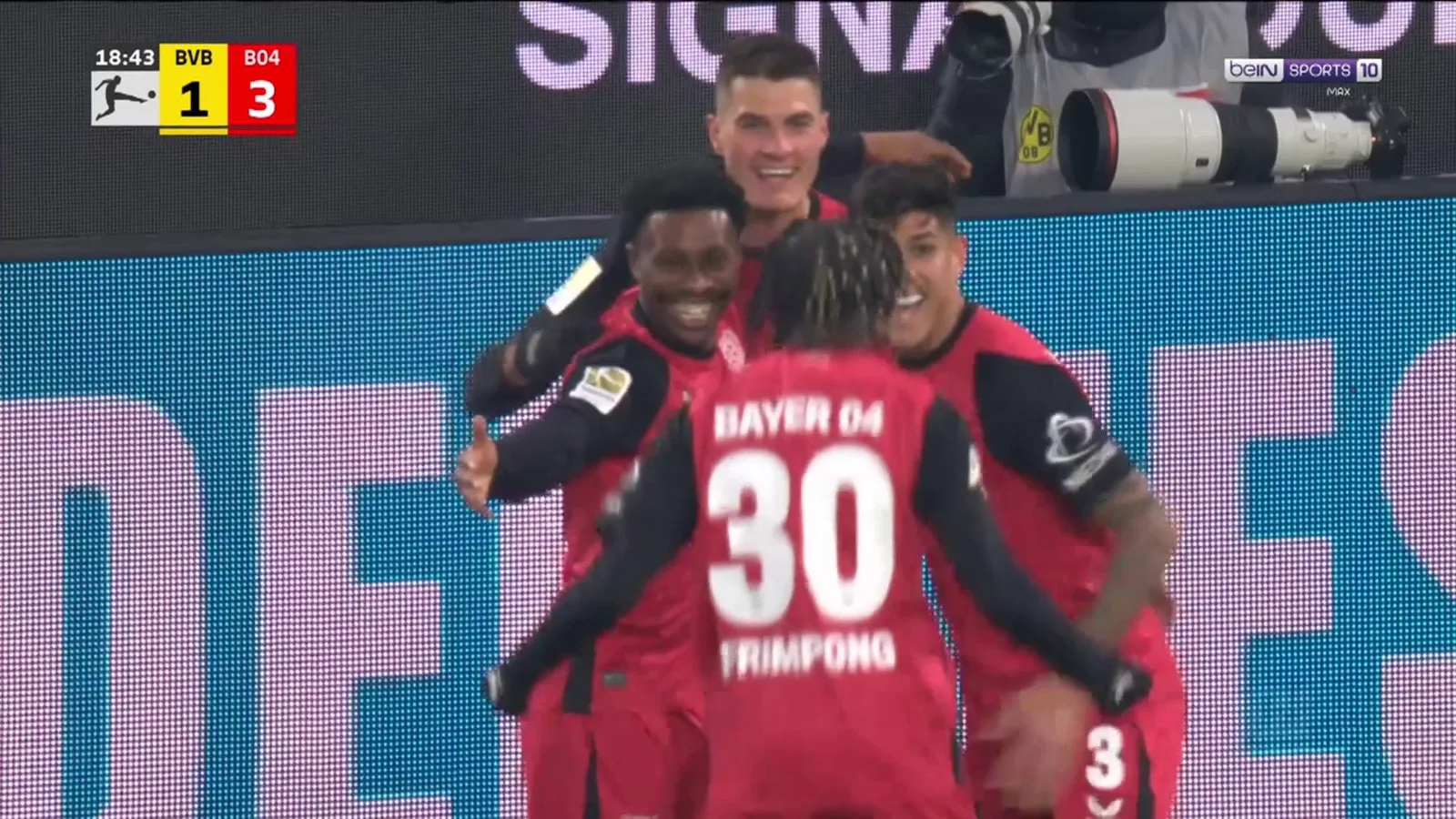 Bundesliga : Le Bayer Leverkusen s’impose dans un match fou à Dortmund – beIN SPORTS