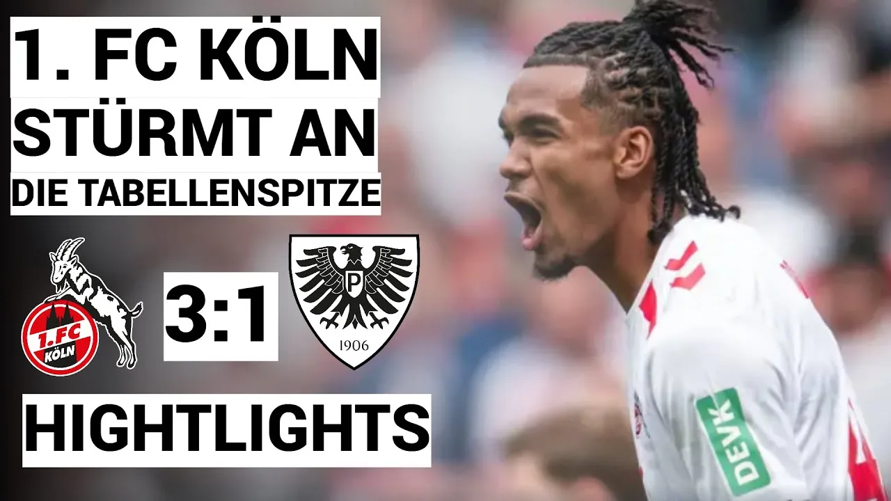 1. FC Köln – SC Prussia Münster | 3: 1 | Hightlights | 2e Bundesliga, matchdi 30 2024/25