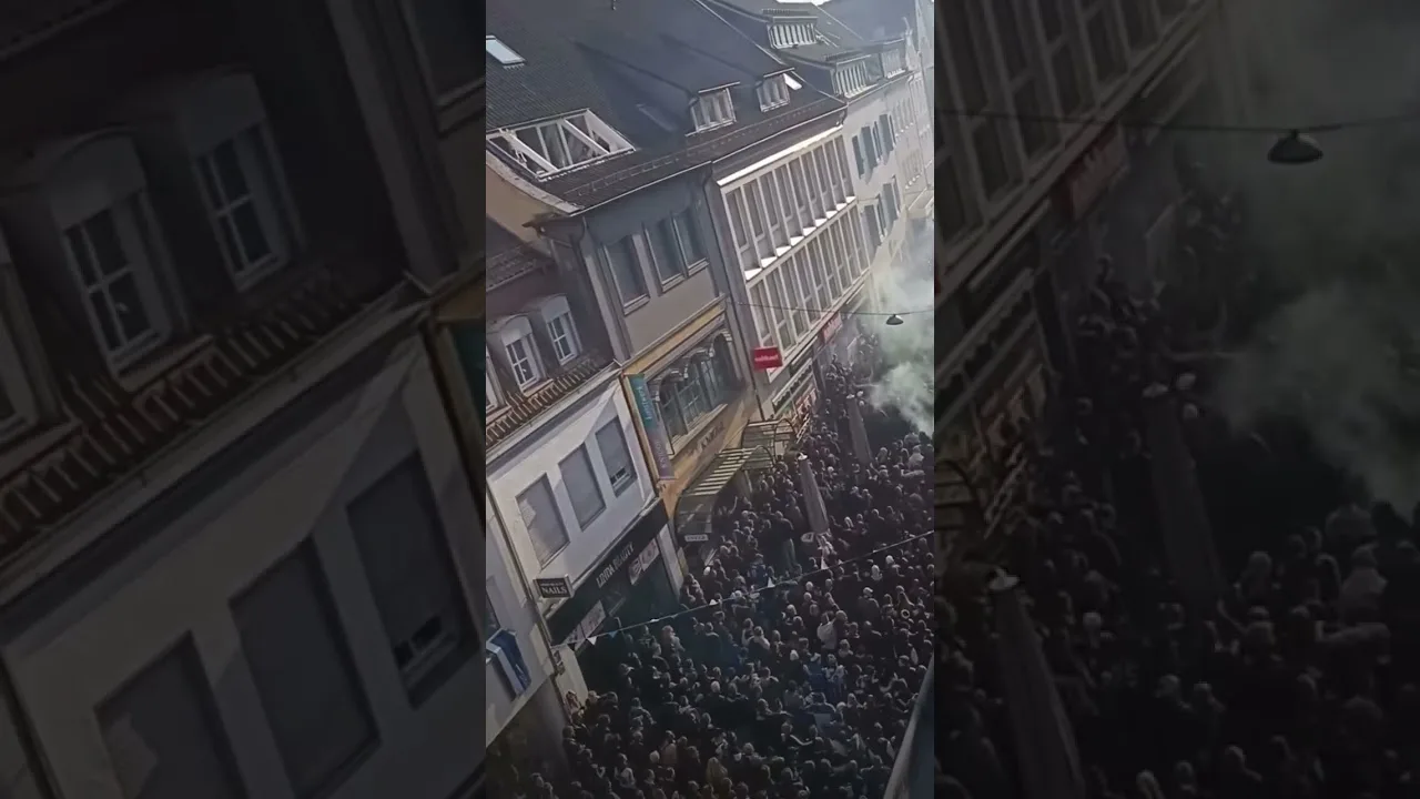 DSC ARMINIA BIELEFELD FANMARSCH… #bundesliga #eventpyrotechnik #pyrotechnica #dfbcup #football