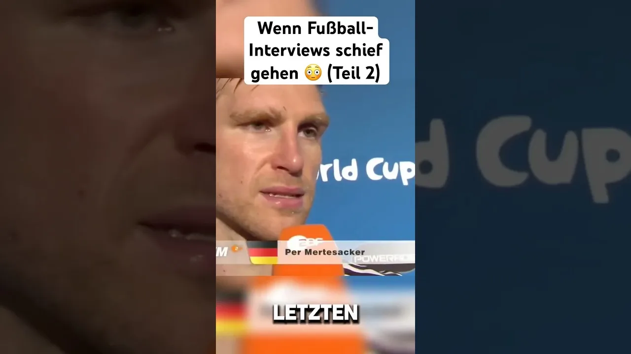Wenn Fußball-Interviews schief gehen 😳 (Teil 2) #kroos #mertesacker #bundesliga #dfb