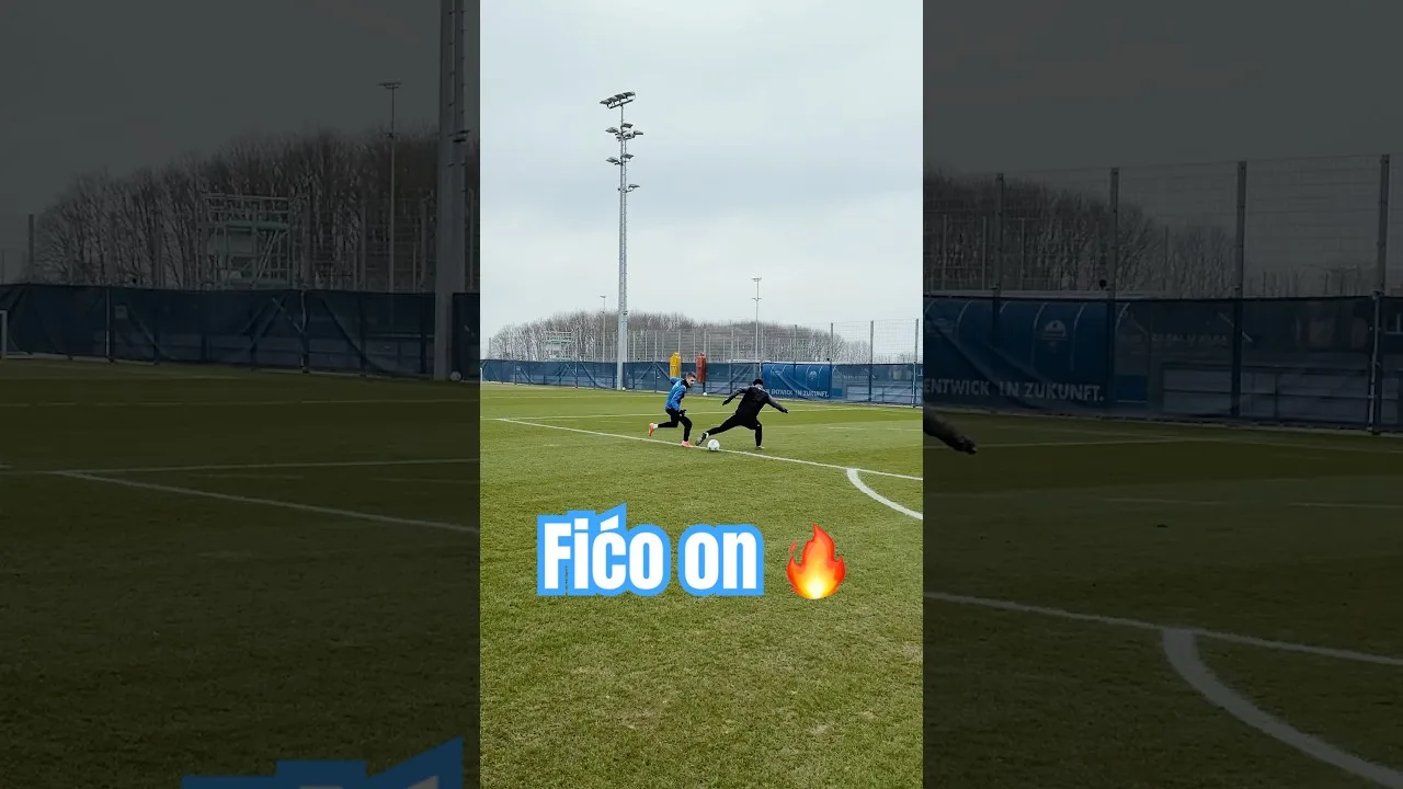 Erst Tunnel, dann Tor 🎯– Filip Bilbija am Kochen 👨‍🍳 #training #bundesliga