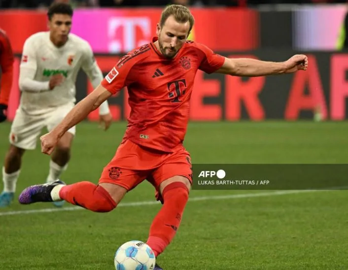 Le triplé de Kane donne au Bayern huit points d’avance