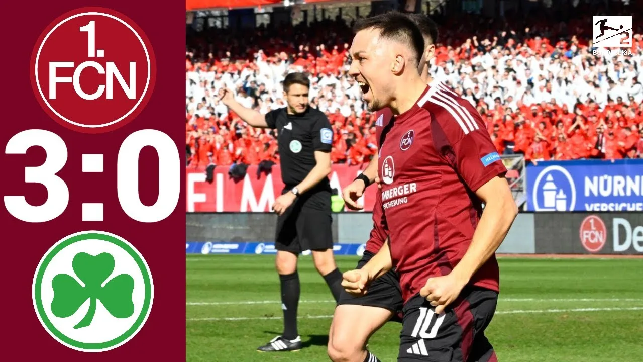 1. FC Nürnberg – Spvgg Greuther Fürth 3: 0 Hightlights | 2. Bundesliga – 2024/2025