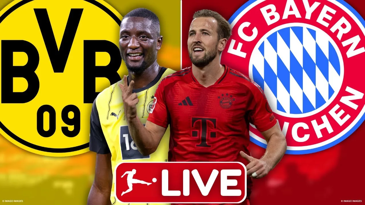 🔴 Borussia Dortmund – FC Bayern Munich | Bundesliga EN DIRECT | Soirée de surveillance de la 12ème journée