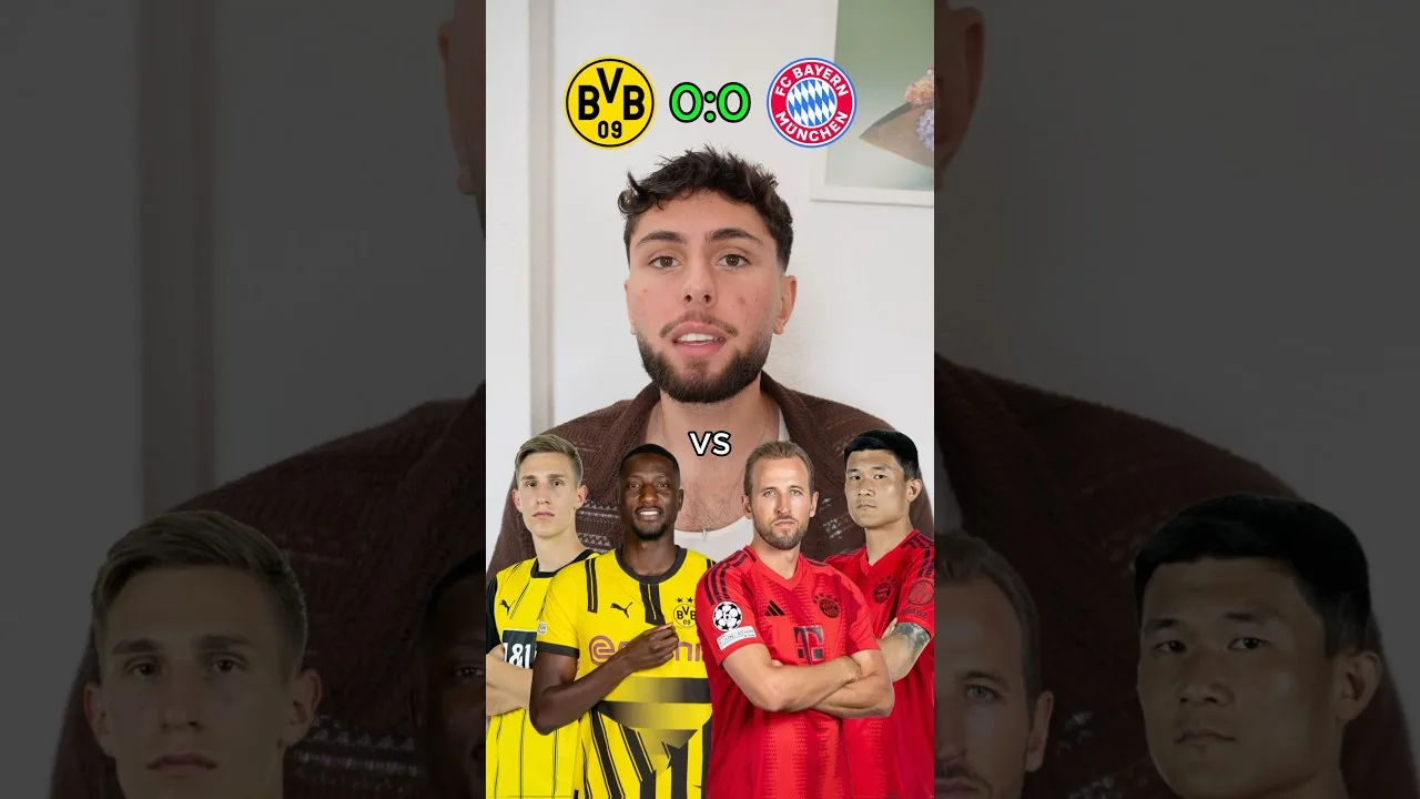 BVB vs Bayern wer wird gewinnen? 🟡⚫️🔴 #fcbayernmünchen #bayern #bvb #bundesliga #klassiker