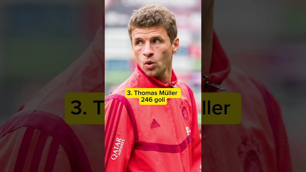 5 najlepszych strzelców w historii Bayernu Monachium #shorts #lewandowski #muller #bundesliga