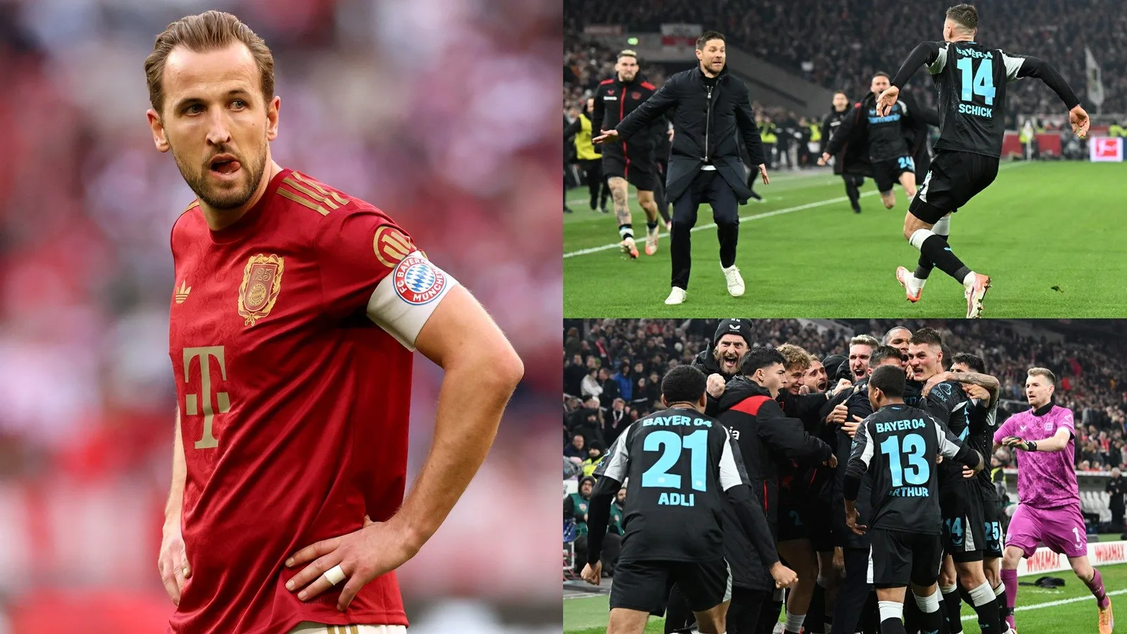La malédiction Harry Kane frappera-t-elle à nouveau ?! Bayer Leverkusen Close Gap sur le Bayern Munich dans la course de titre de Bundesliga après une victoire de retour 4-3 à Stuttgart Insane 4-3 à Stuttgart