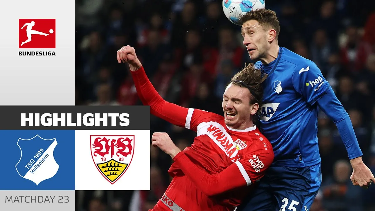 Phillipp sauve un point important! | TSG HOffenheim – VFB Stuttgart | Faits saillants | Matchday 23 – 24/25