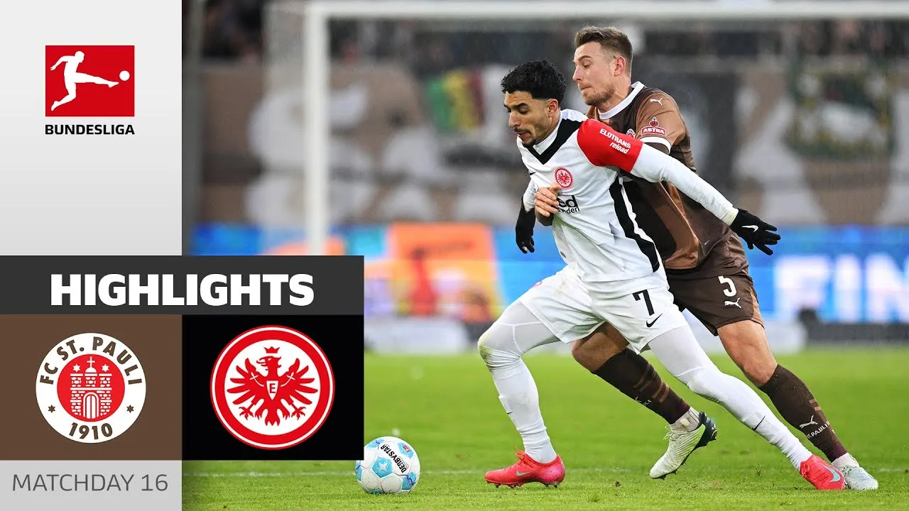 Francfort gagne ! | St. Pauli – Eintracht Francfort 0-1 | Faits saillants | Bundesliga 2024/25