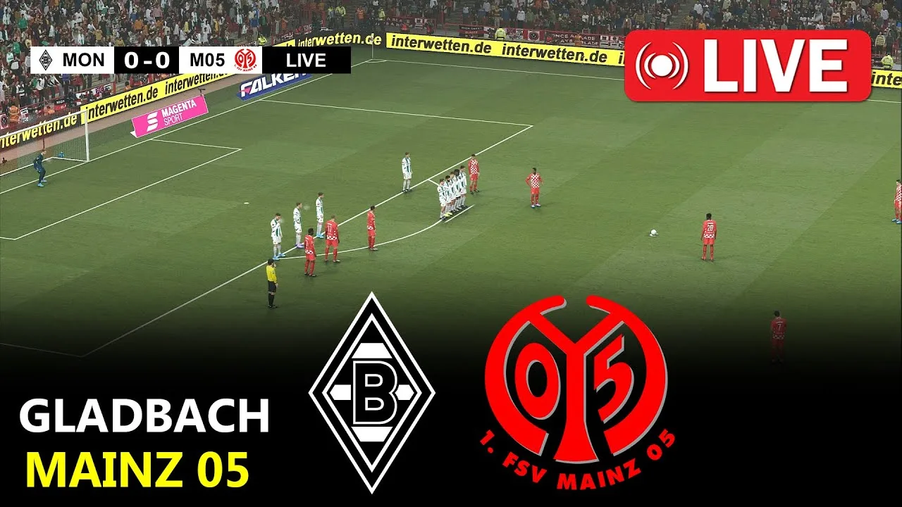 Borussia Mönchengladbach vs MAINZ 05L BUNDESliga 2024/25 L EFOOTBALL PES 21 GAMPLAY L RONY GAMPLAY