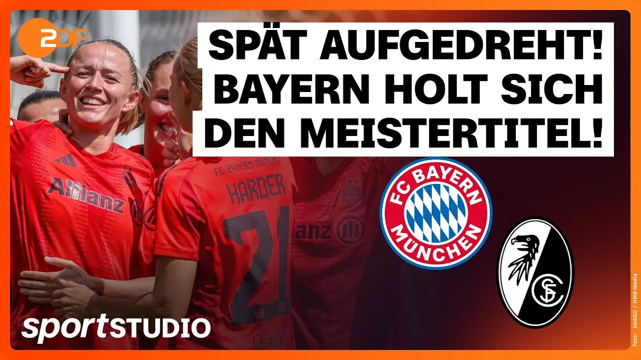 FC Bayern Munich – SC Freiburg | Bundesliga féminine, jeudi 20 2024/25 | studio de sport