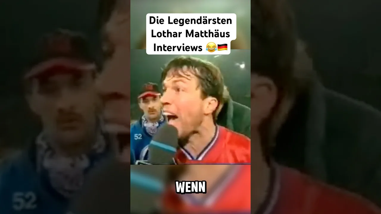 Die legendärsten Lothar Matthäus Interviews 😂🇩🇪 #matthäus #lothar #fcbayern #bundesliga #dfb