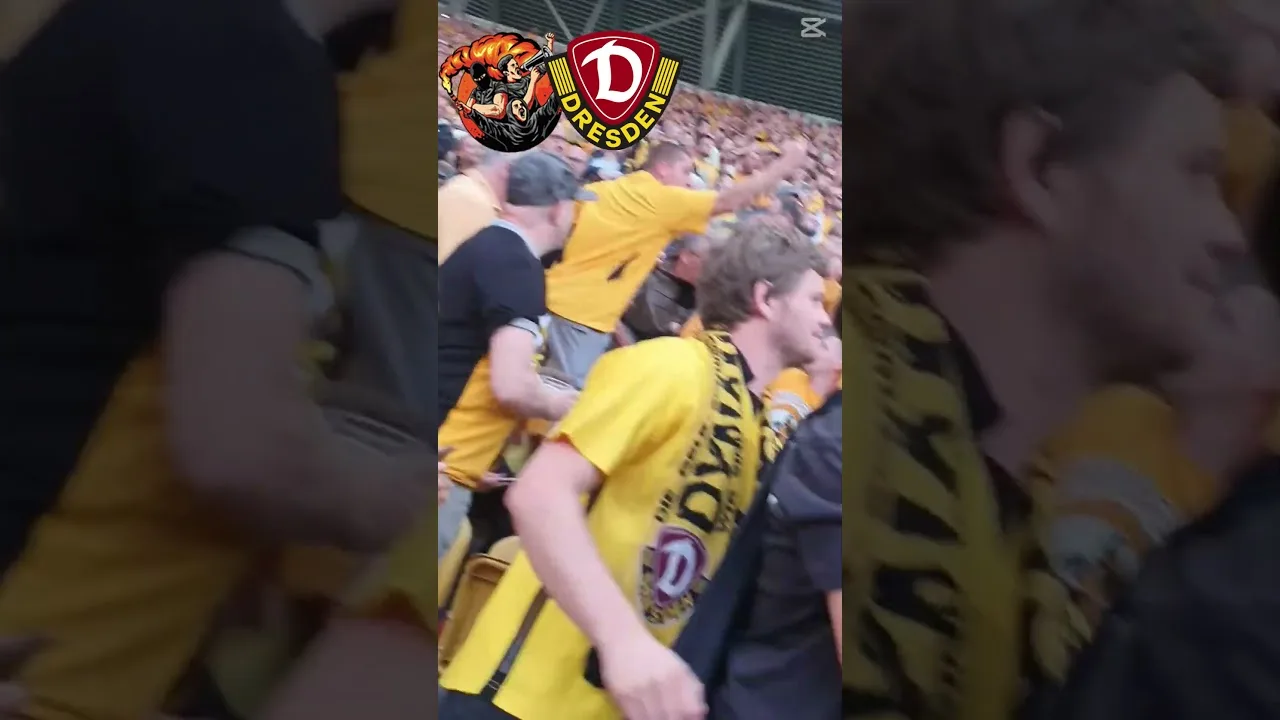 FCK ATTACK DYNAMO DRESDEN  #ultras #bundesliga #dynamodresden #soccer #hansarostock #rostock