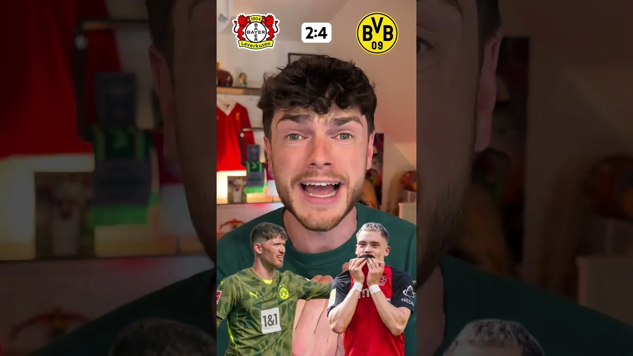 Stark BVB – aber reicht das für CL? 🫣 #fussball #bundesliga #bvb #leverkusen #championsleague