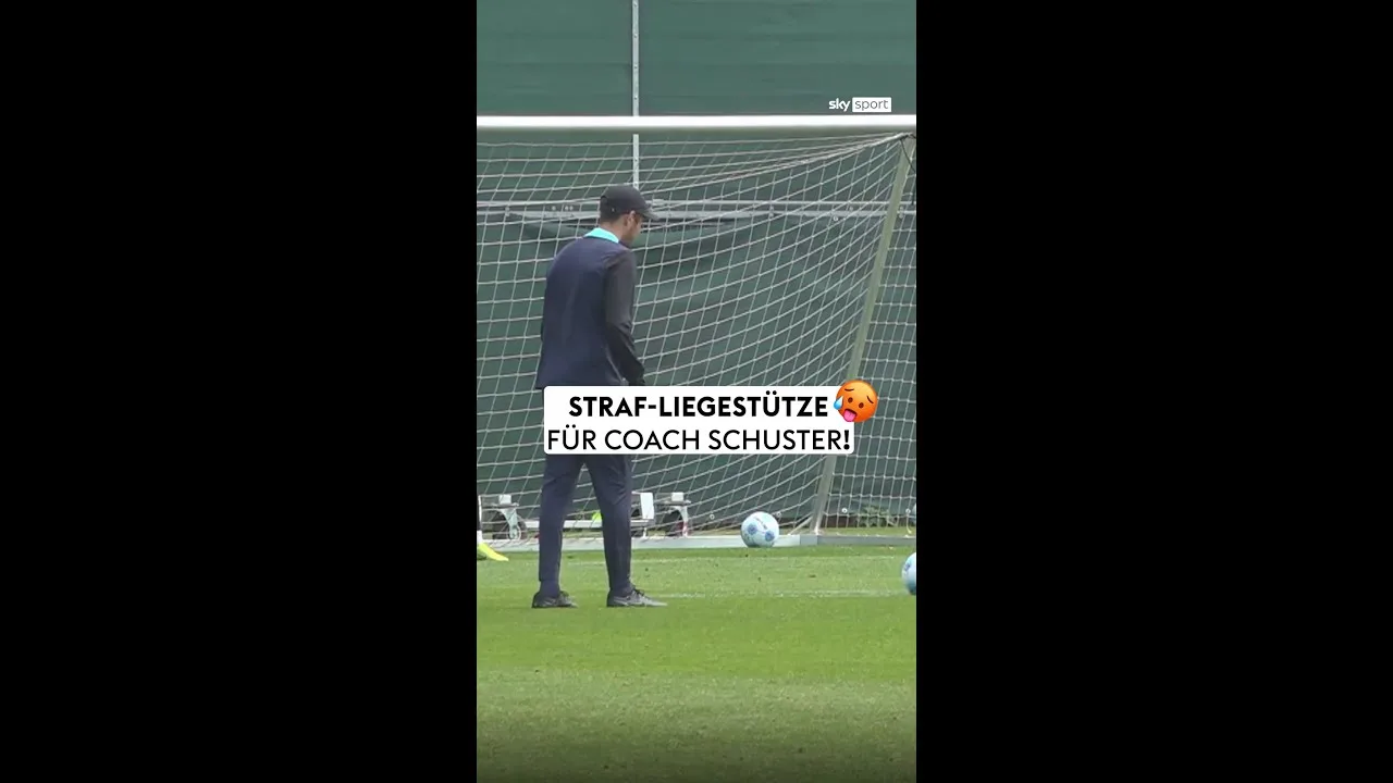 Qui tire 👉🏼 Puscups! Cela s’applique également à l’entraîneur de Freiburg Julian Schuster! 😄👏🏼