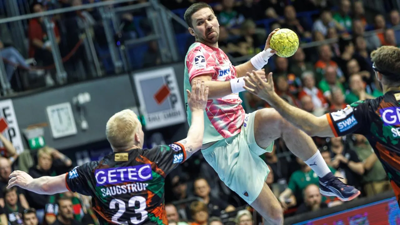 Handball Bundesliga: Berlin après la victoire dans le chef de table de Magdeburg
