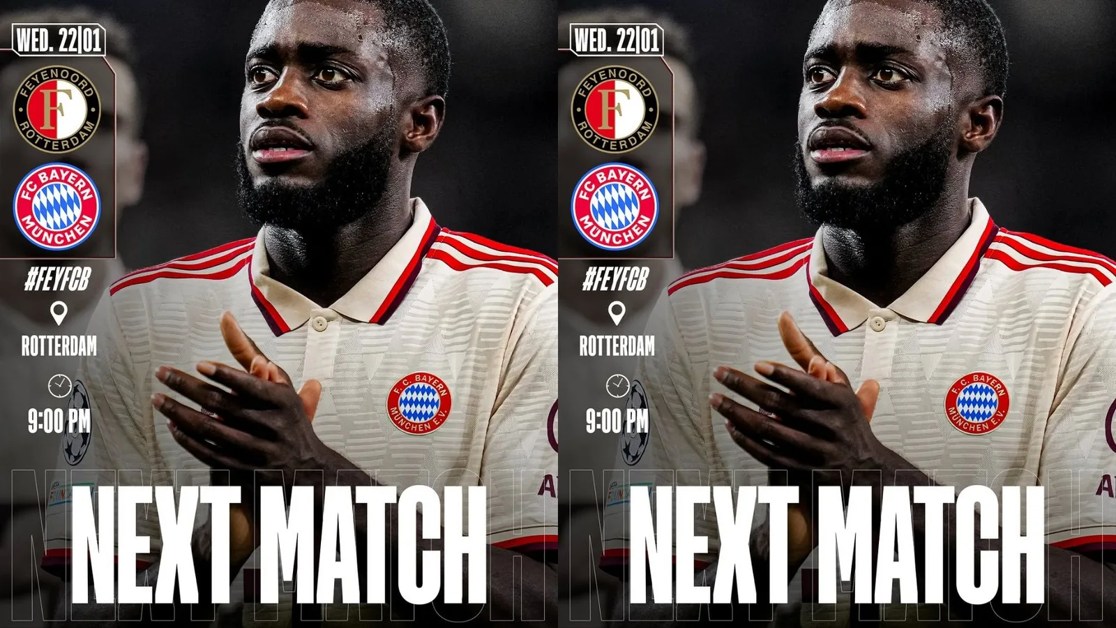 Lien de diffusion en direct pour Feyenoord contre le Bayern Munich en Ligue des Champions