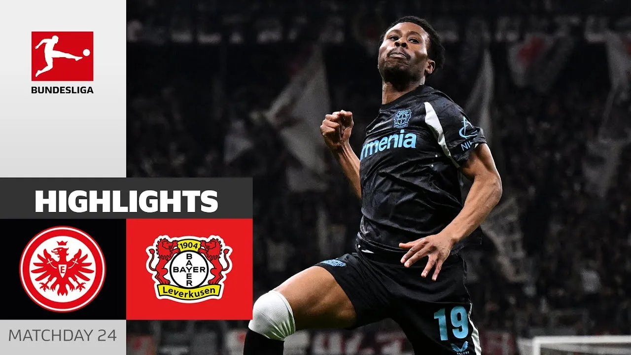 Victoire de 4 buts en meilleur match! | Eintracht Frankfurt – Bayer 04 Leverkusen 1-4 | HL | MD 24 – BL 24/25