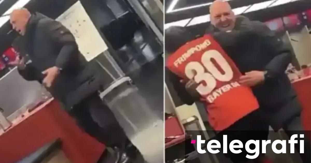 La danse du directeur du Bayer Leverkusen devient virale après le triomphe en Ligue des Champions – Telegrafi