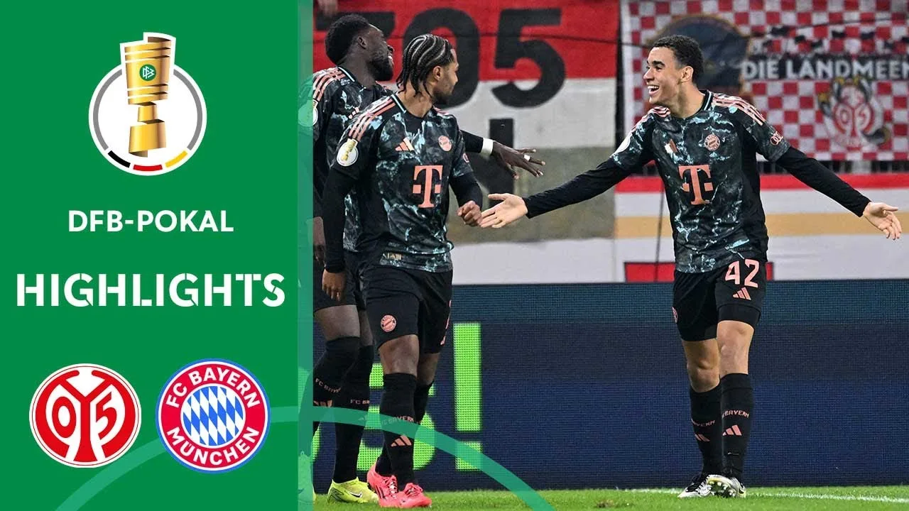 Tour du chapeau de Musiala ! | 1. FSV Mayence 05 contre FC Bayern Munich 0-4 | Faits saillants | Coupe DFB, 2e tour