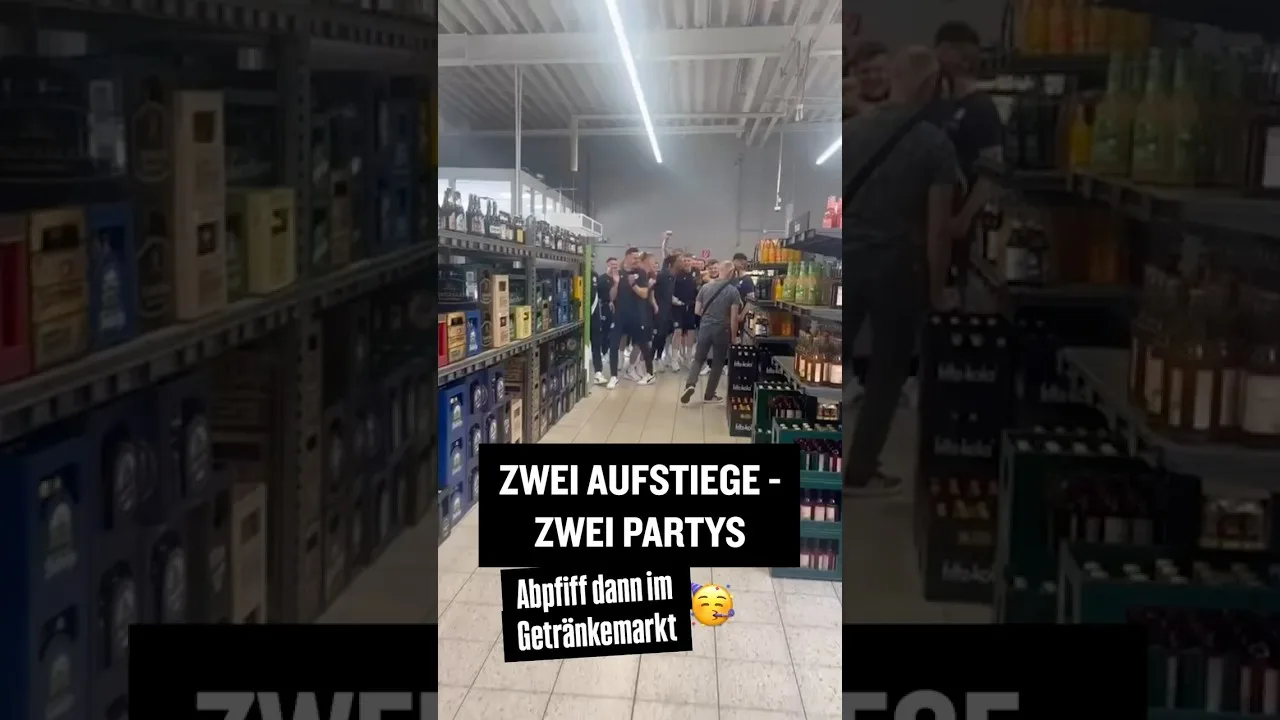 Party in the Beverage Market: Bielefeld et Dresde célèbrent l’ascension #Shorts
