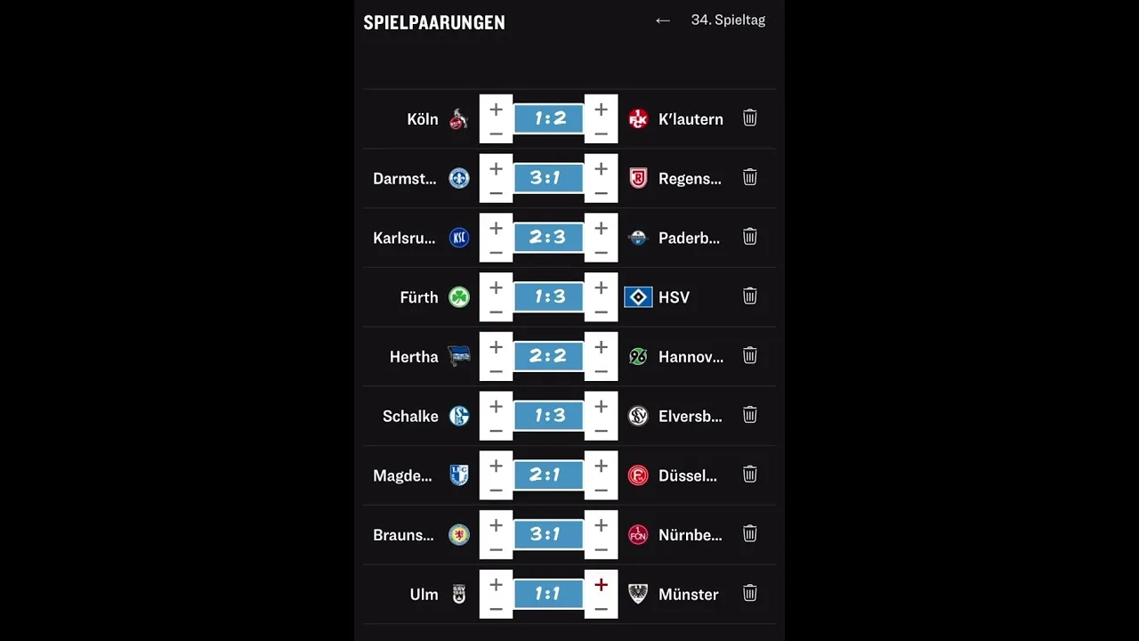 Entscheidung im Aufstiegsrennen wer steigt in die 1. Bundesliga auf? 34. Spieltag der 2. Bundesliga
