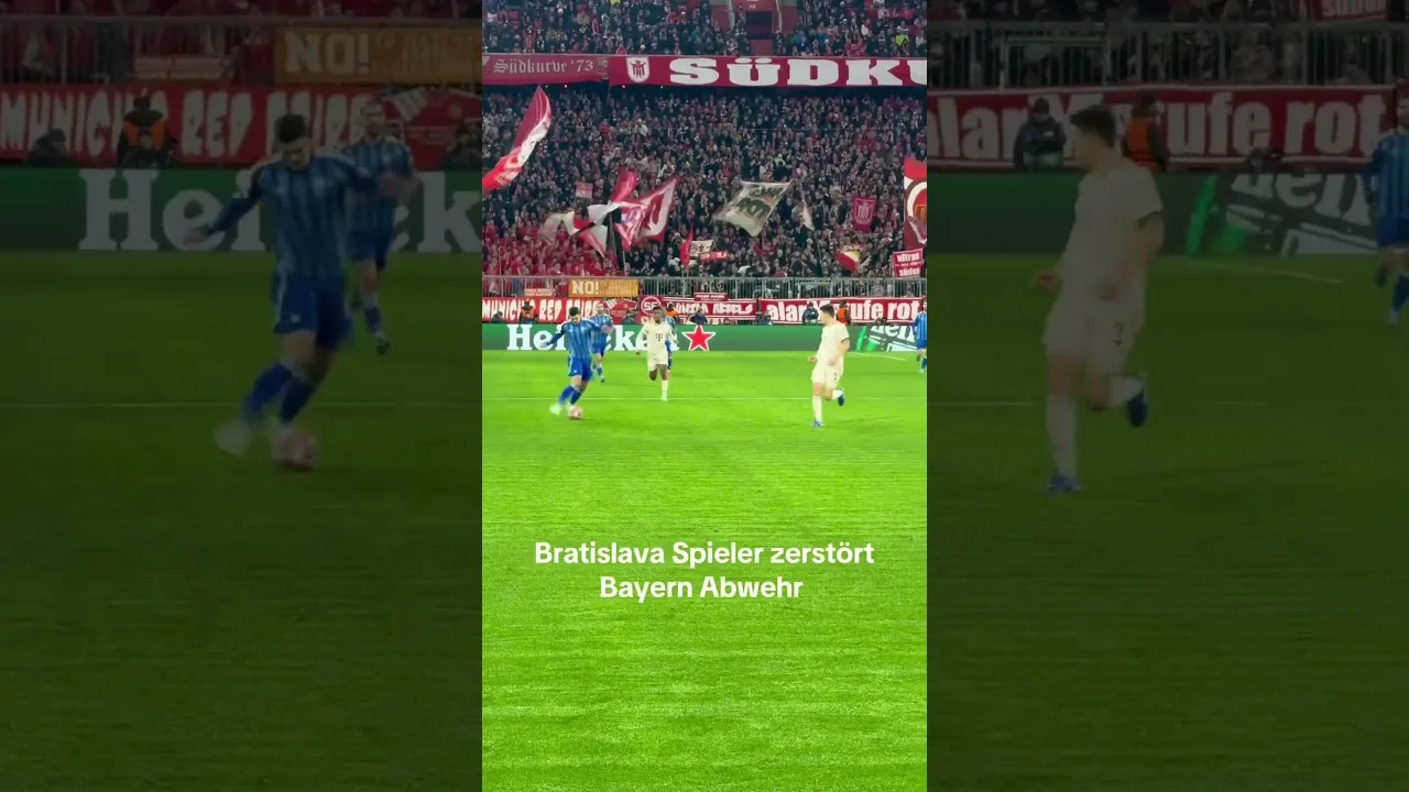Bratislava zerstört Bayern Champions League #uefachampionsleague #uefa #fcbayern #bundesliga