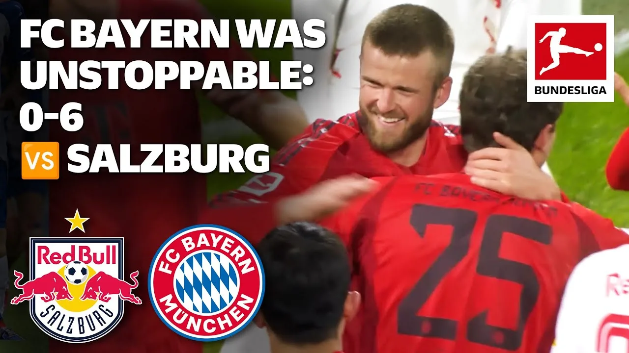 SIX buts contre le RB Salzbourg ! | RB Salzbourg contre FC Bayern Munich | 0-6 Faits saillants
