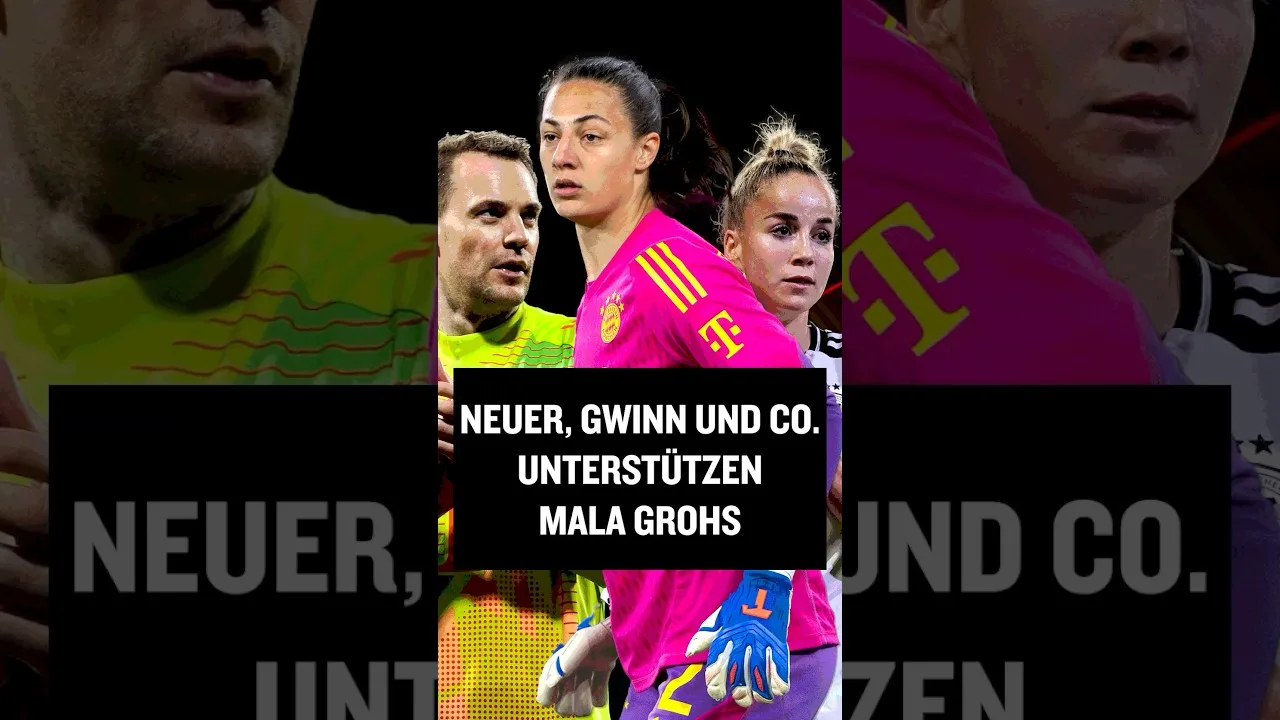 Neuer, Gwinn and Co. : Le monde du football soutient les #shorts de Mala Groh