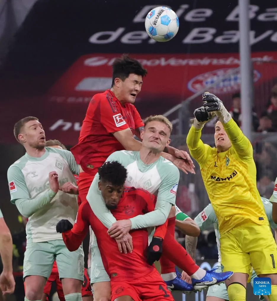 Bavière Munich contre SV Werder Bremen-Xinhua