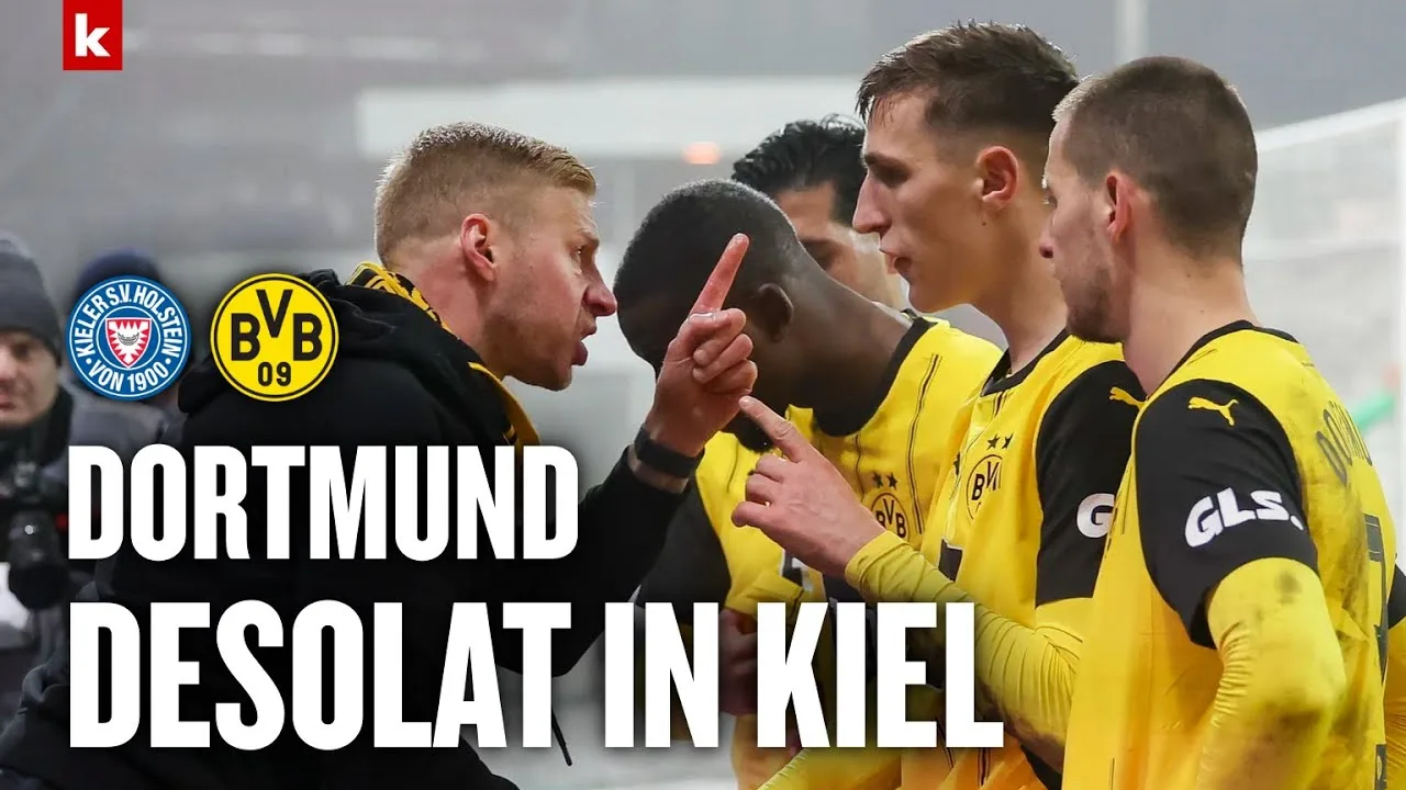 « Performance absolument honteuse »: Sahin démonte sa propre équipe | Kiel – Dortmund 4: 2
