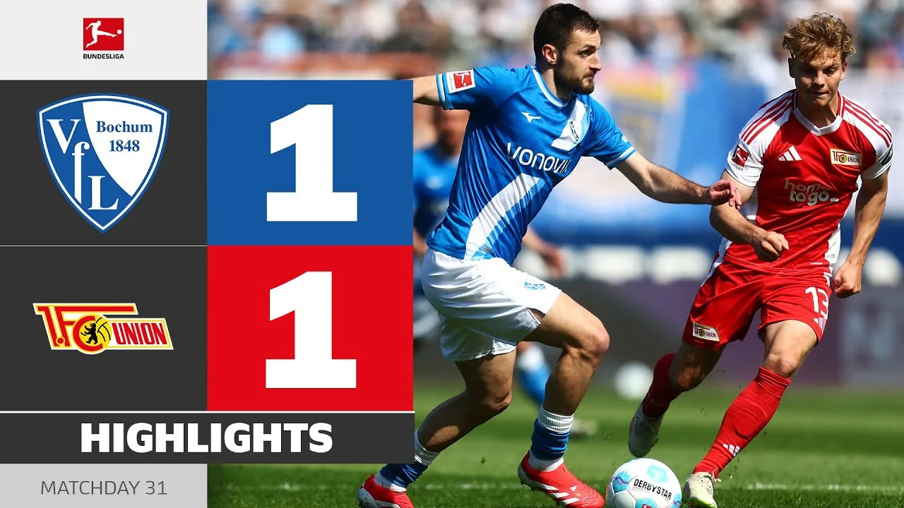 VFL Bochum – Union Berlin | Faits saillants | Matchday 31 – Bundesliga 2024/25