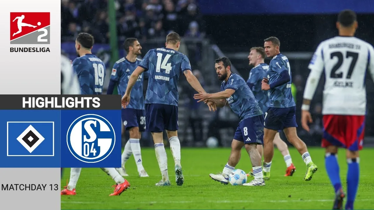 Hambourg SV – Schalke 04 | 2:2 | Résumé | 2e Bundesliga 2024-25 | HSV Schalke