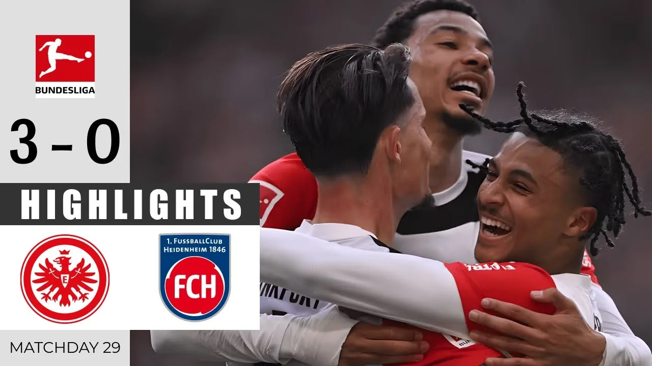 Francfort contre FC Heidenheim 3 – 0 | Faits saillants et objectifs | Bundesliga 2024/25