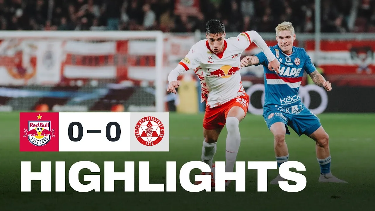 Match nul à domicile contre les Red Jackets : Salzbourg – GAK | Faits saillants | 12ème journée, ADMIRAL Bundesliga 24/25
