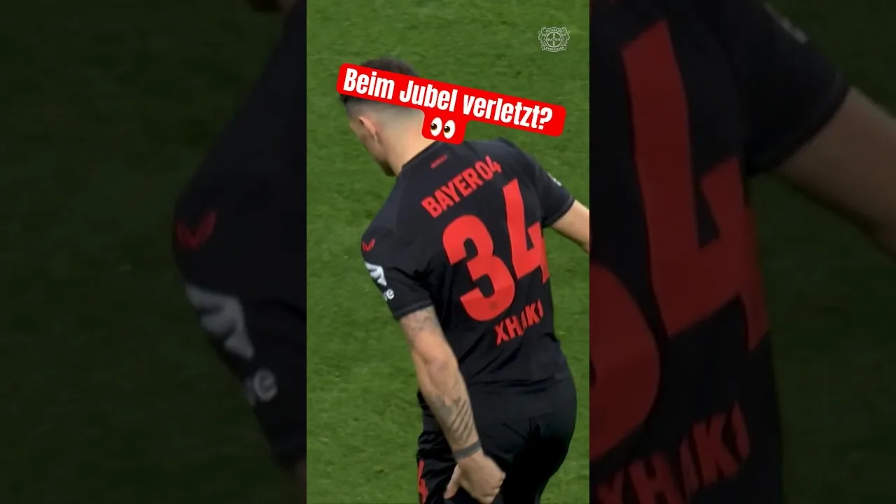 Granit #Xhaka encaisse tous les coups avec son premier but pour le #Werkself 🤩
