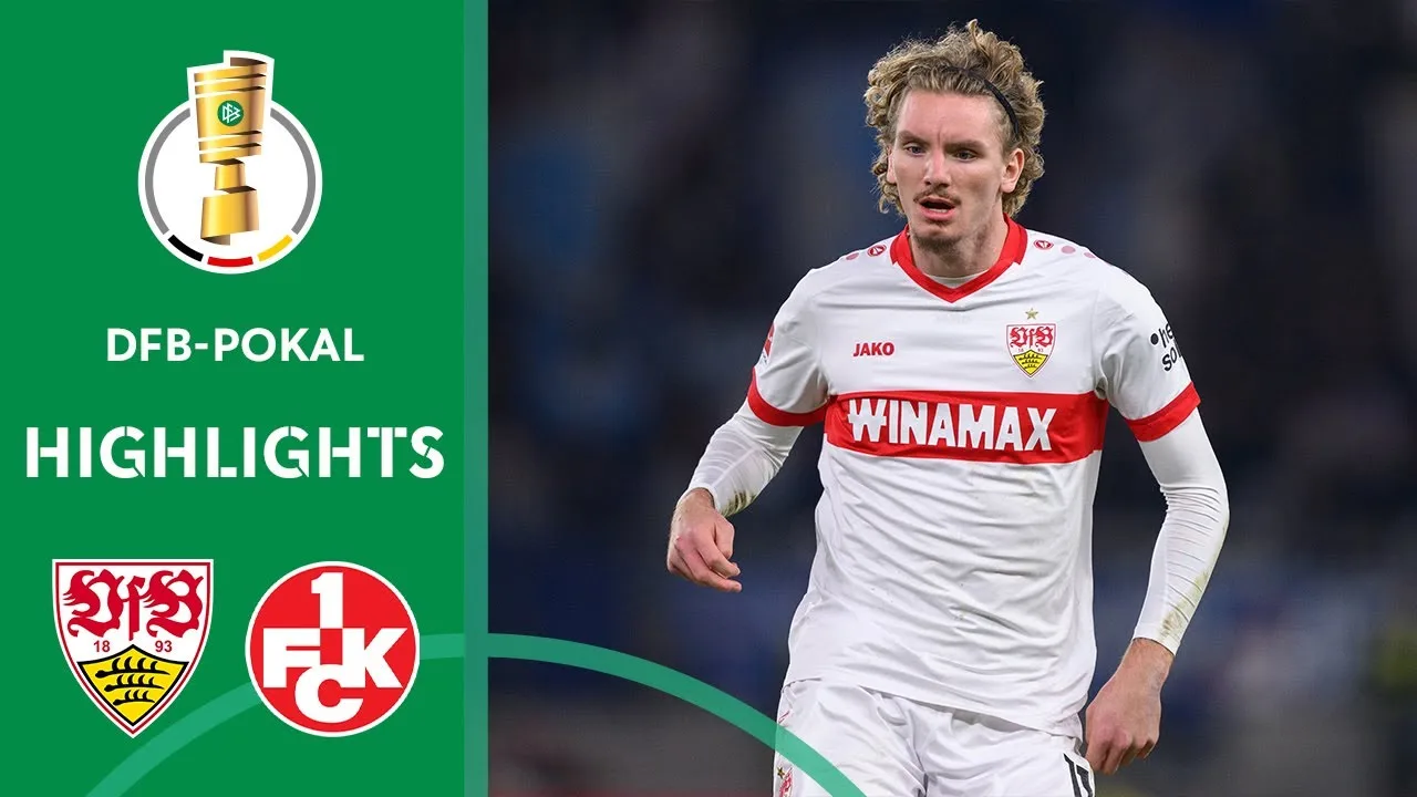 Führich rachète Stuttgart | VfB Stuttgart contre 1. FC Kaiserslautern 2-1 | Faits saillants | Coupe DFB
