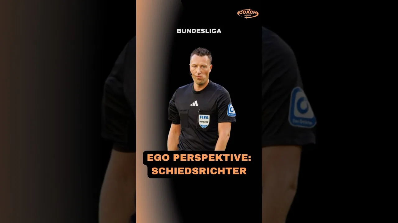 So sieht ein Bundesliga Schiedsrichter auf dem Platz🤯⚽️